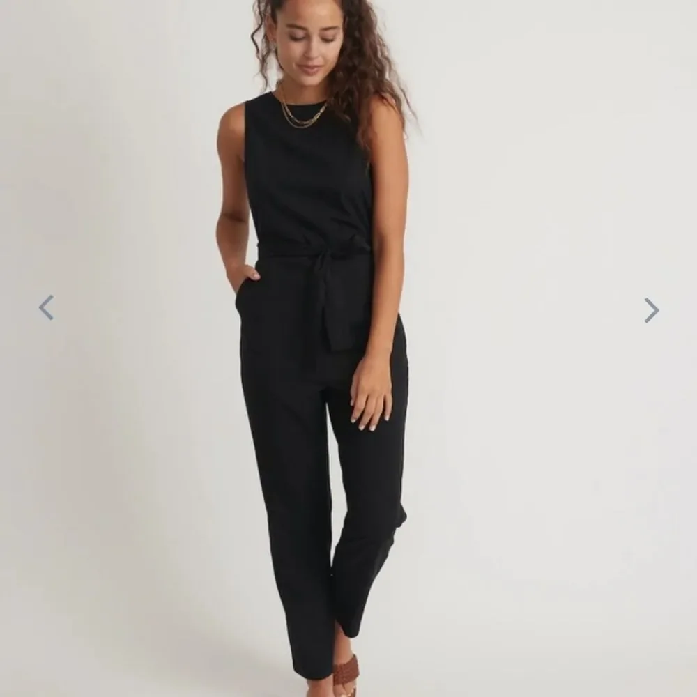 MARINE Layer Eloise Belted Jumpsuit